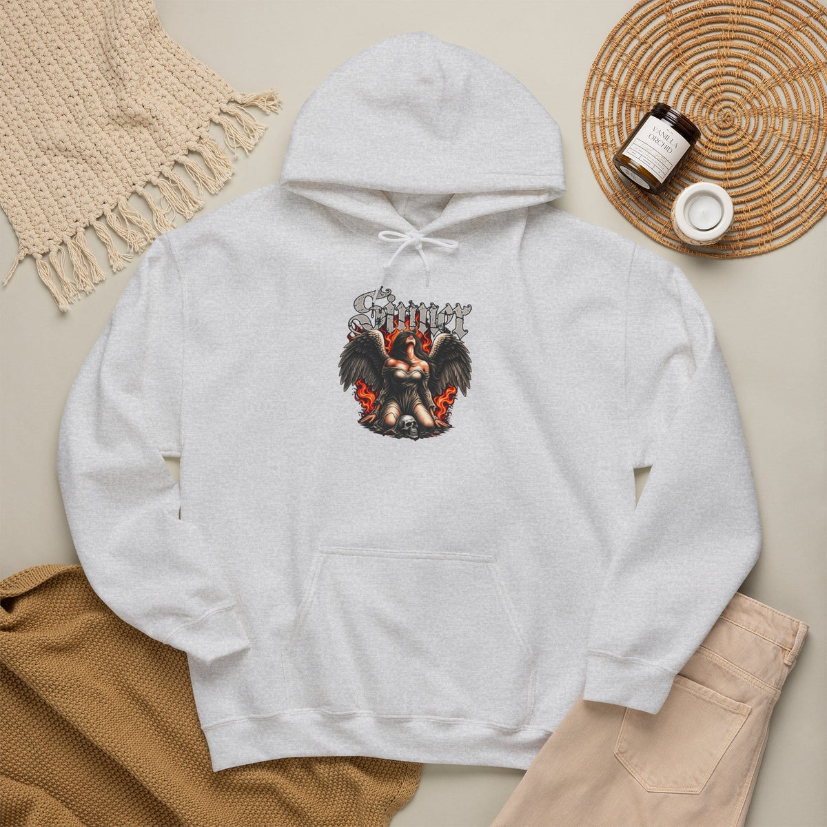 Sinner’s Flame Hooded Sweatshirt image 73