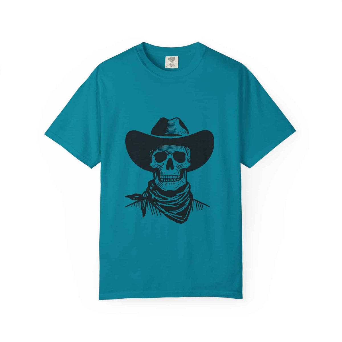 Outlaw Skull Unisex Garment-Dyed T-shirt image 105