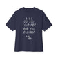 Kiki Loves Me Unisex Oversized Boxy Tee - Navy, 2XL image