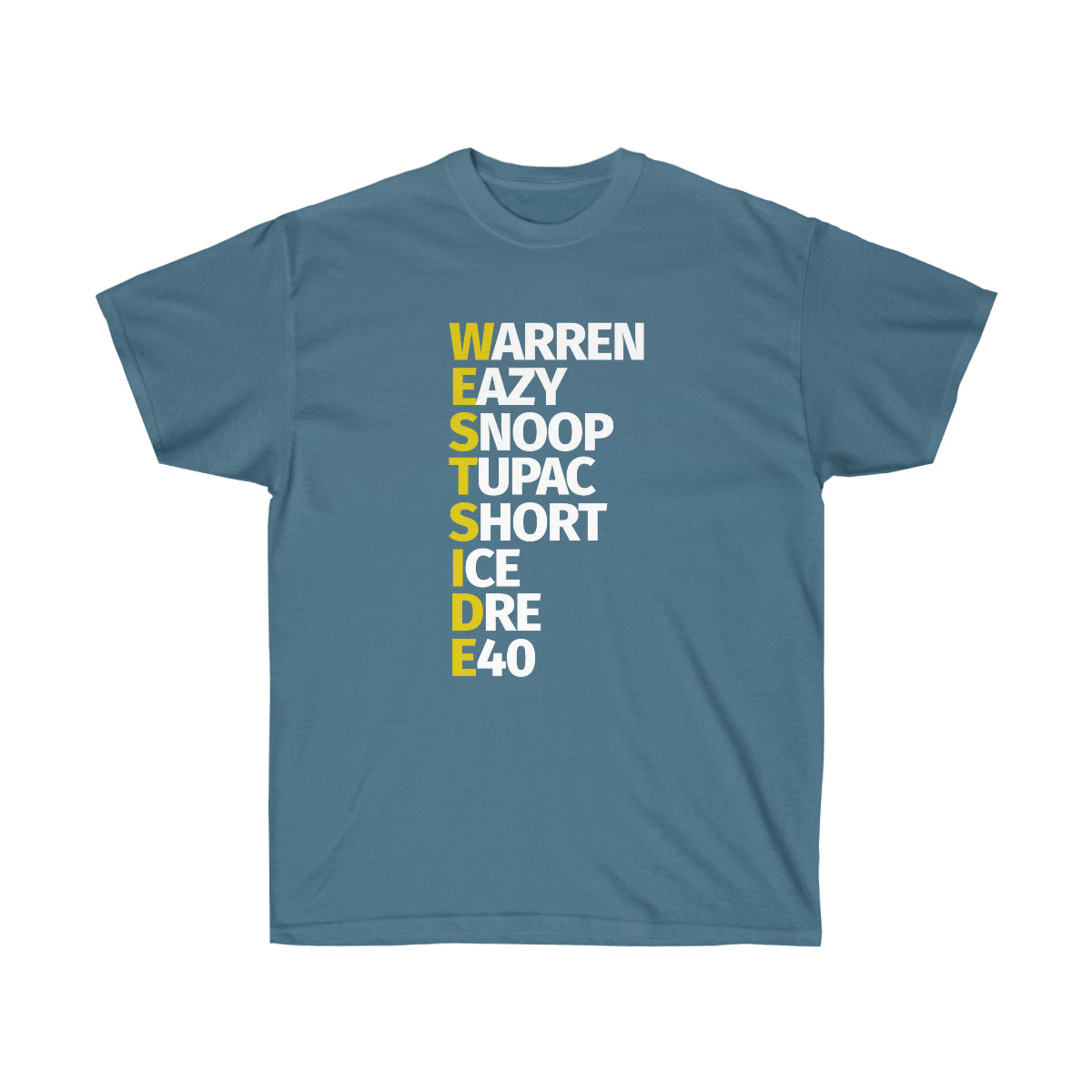 West Side Men T-Shirt - Indigo Blue, S image