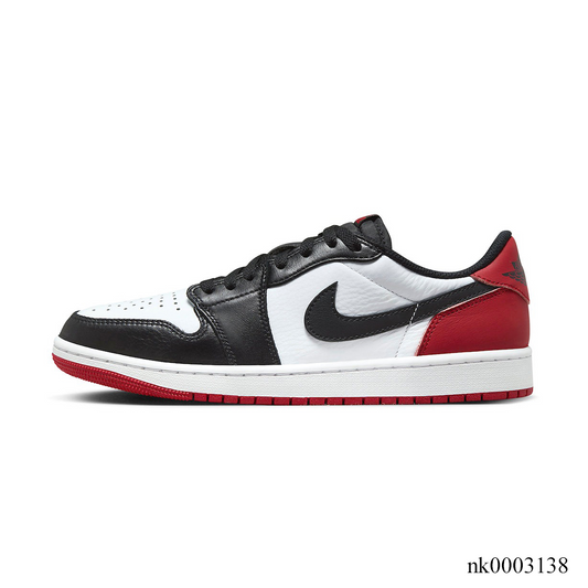 AJ 1 Low OG Black Toe Shoes Sneakers - nk0003138 image 2