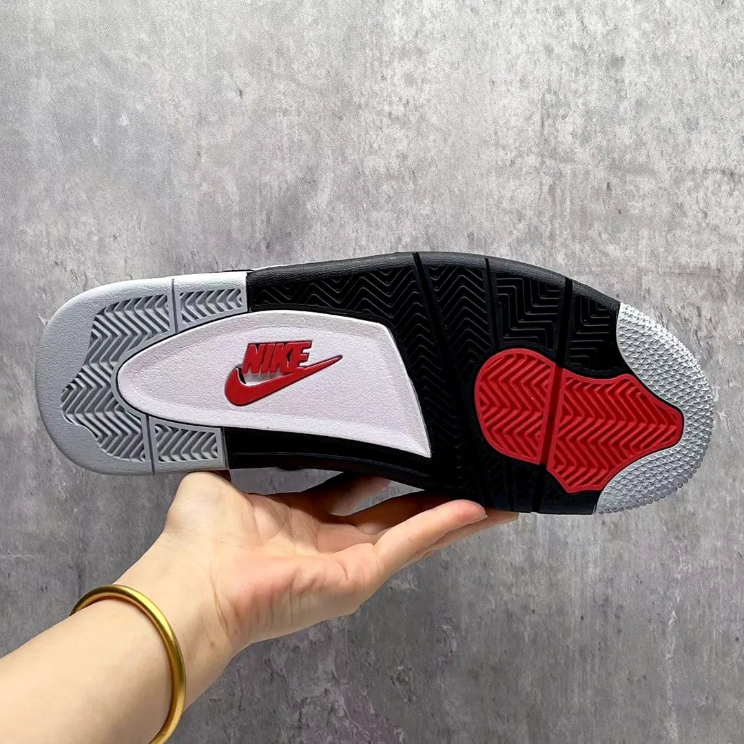 AJ 4 Black Cement Shoes Sneakers - nk0004141 image 8