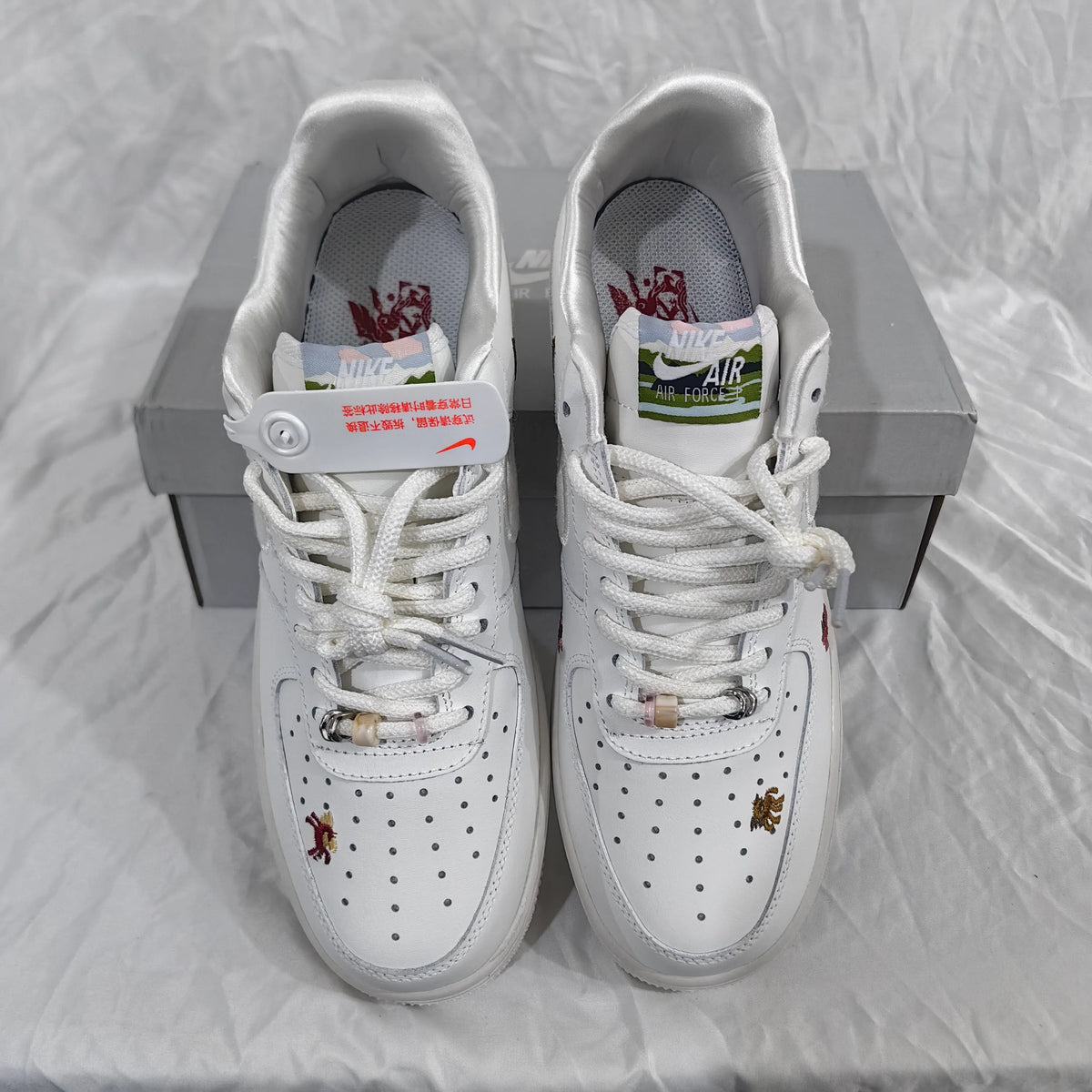 Air Force 1 Chenille Swoosh Year Of The Horse Shoes Sneakers - nk0004808 image 16