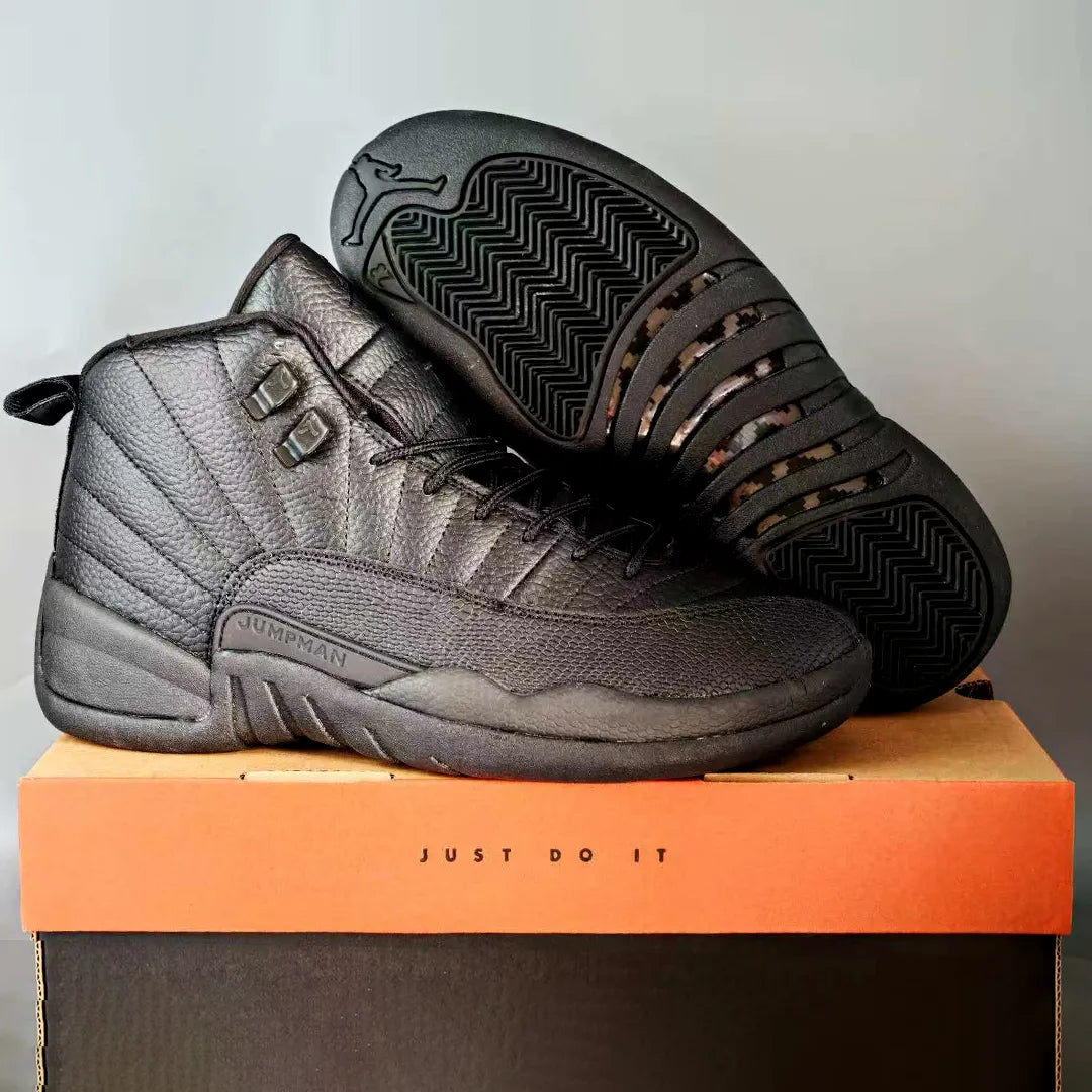 AJ 12 Black Cat Shoes Sneakers - nk0004729 image 3