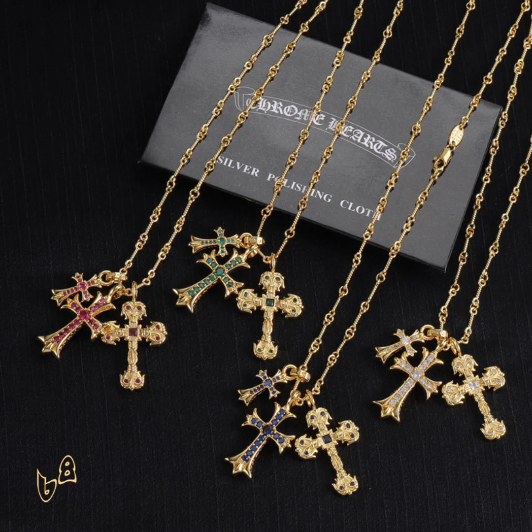 CH Cross Pendant Necklace - CH0046 image 5