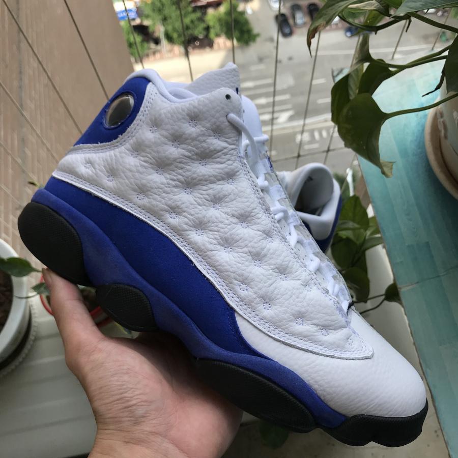 AJ 13 Retro White Hyper Royal Black Shoes Sneakers - nk0000665 image 16