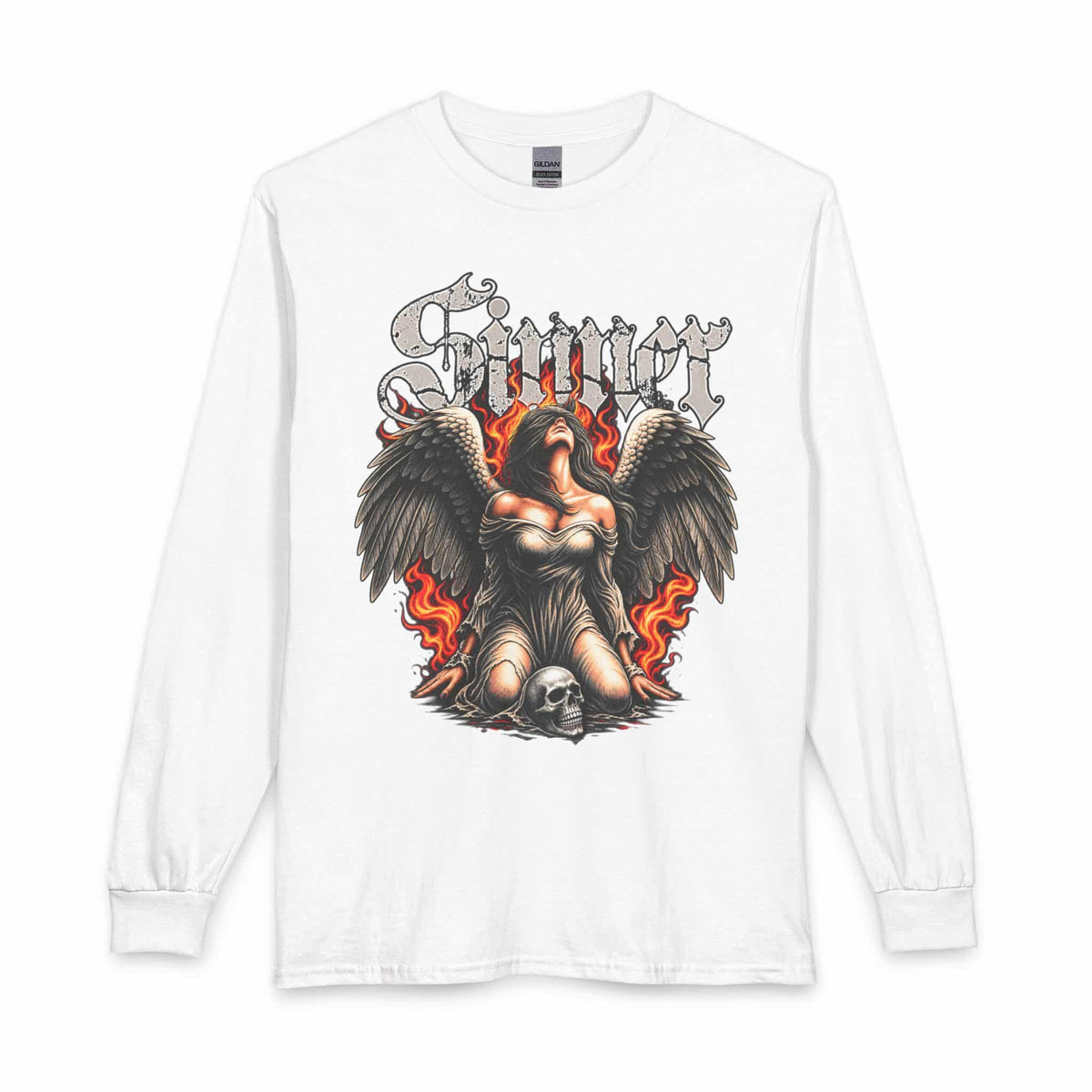 Sinner’s Flame Long Sleeve T-Shirt image