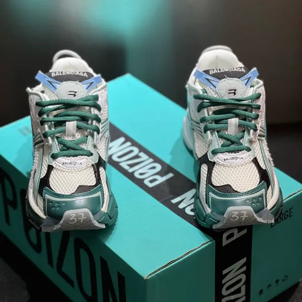 BLCG Runner White Teal Green Blue Shoes Sneakers - bl0000034 image 6
