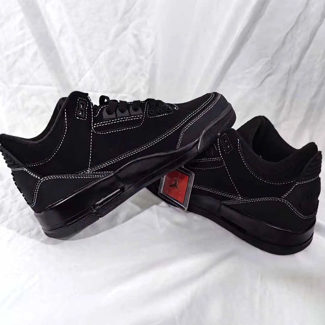 Travis Scott x AJ 3 Black Cat Shoes Sneakers – nk0004396 image 3
