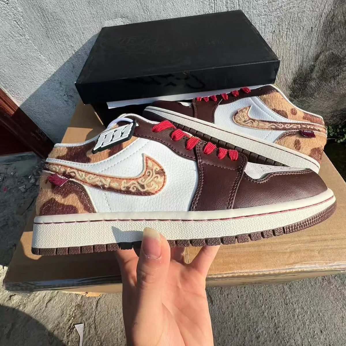 AJ 1 Low SE Year of the Horse Shoes Sneakers – nk0004780 image 3