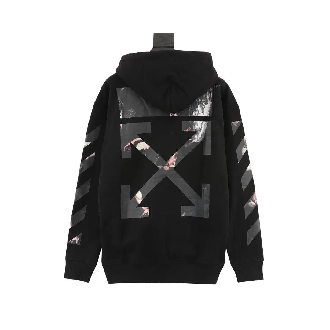OW Caravaggio Arrows Hoodie in Black - 342 - owf0000342 image 1