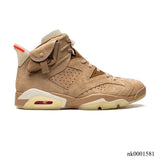Travis Scott x AJ 6 British Khaki Shoes Sneakers – nk0001581 image 0