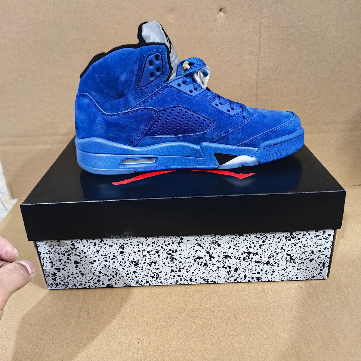 AJ 5 'Royal Blue' Shoes Sneakers - nk0004922 image 3