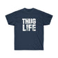 2Pac Thug Life Air Black Men T-Shirt - Navy, S image