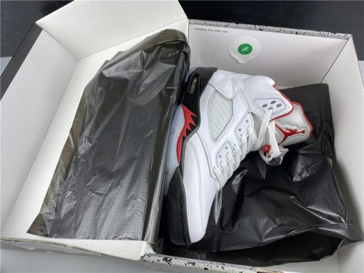 AJ 5 Fire Red Silver Tongue (2020) Shoes Sneakers - nk0000787 image 20