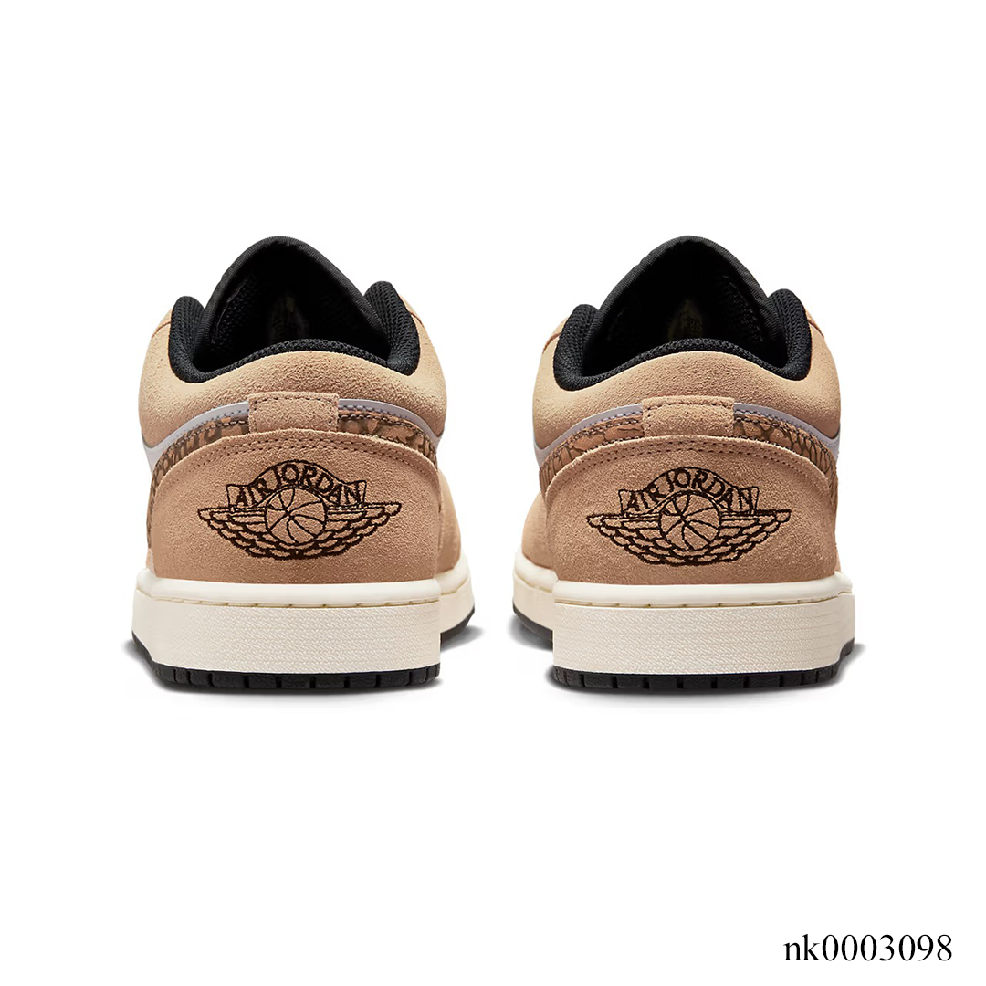 AJ 1 Low Brown Elephant Shoes Sneakers - nk0003098 image 4