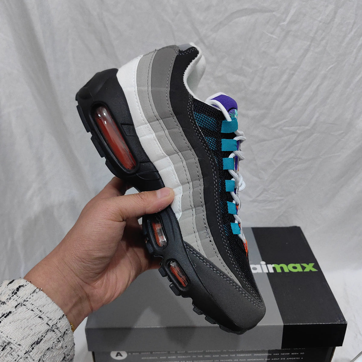 AM 95 OG 'Greedy/What The' Shoes Sneakers - nk0004998 image 4
