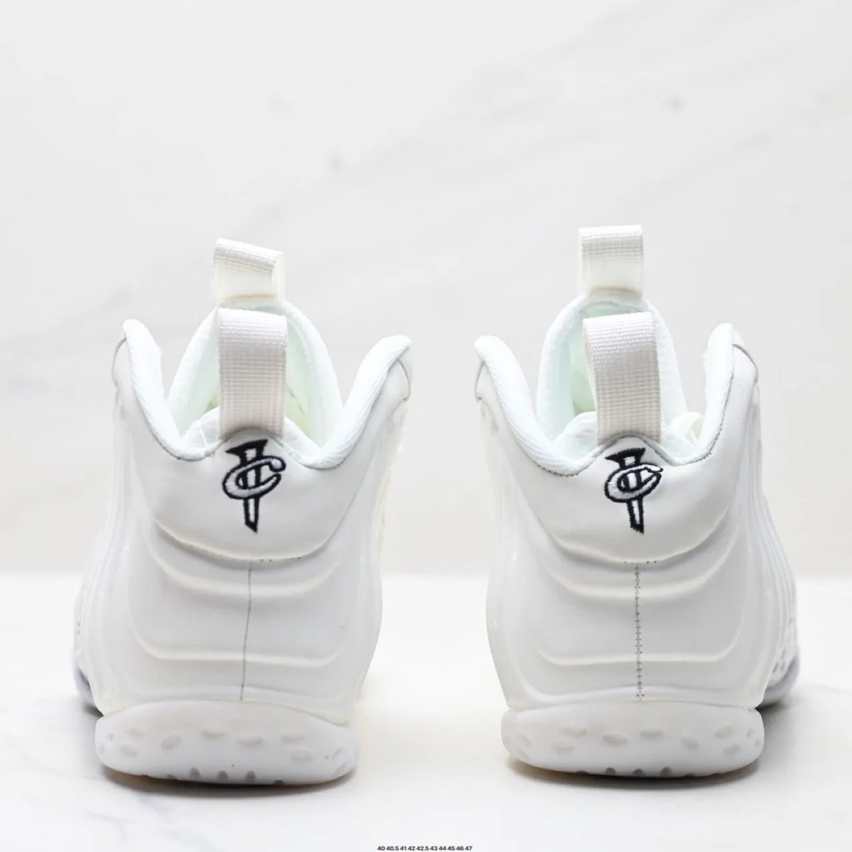 Air Foamposite One Triple White Shoes Sneakers – nk0004427 image 8