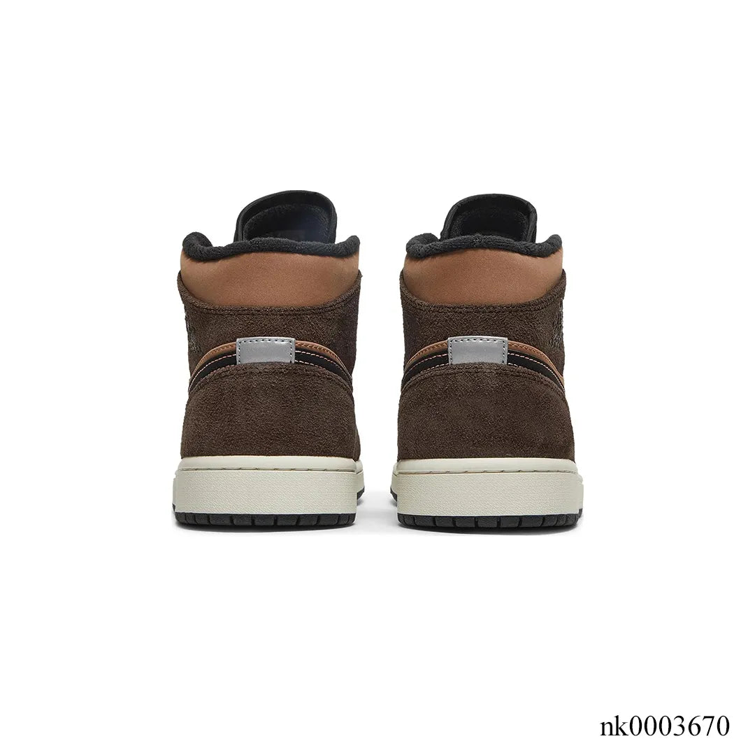 AJ 1 Mid SE "Earth Tone" Shoes Sneakers - nk0003670 image 3