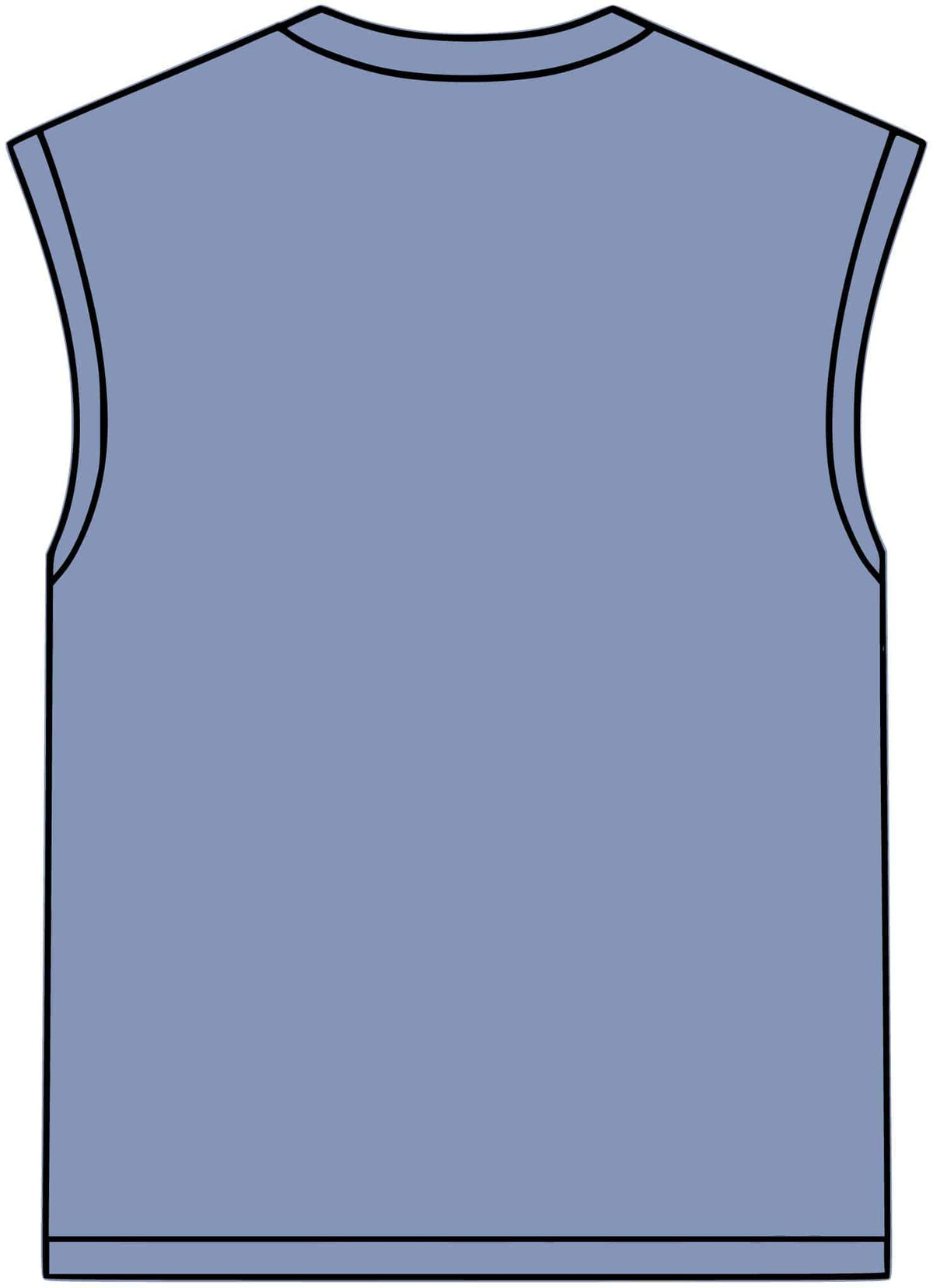 Graphic Print Unisex Garment-Dyed Muscle Tee - POD0032 image 11