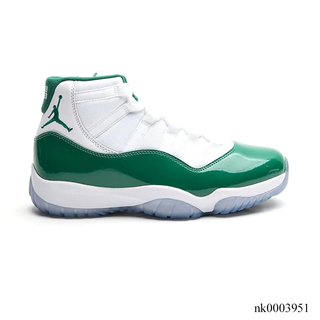 AJ 11 White Green Shoes Sneakers - nk0003951 image 0