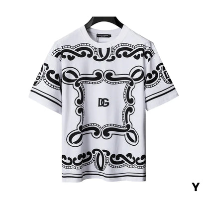 D&G Bandanna Print T-shirt in White - 106 - dng0000106 - L image