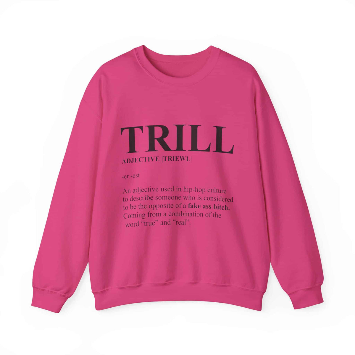 Trill Definition Crewneck Sweatshirt image