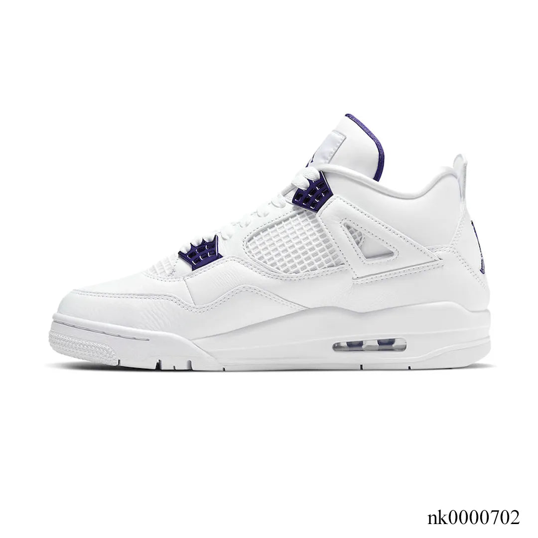 AJ 4 Retro Metallic Purple Shoes Sneakers (Big Size Available) - nk0000702 image 1