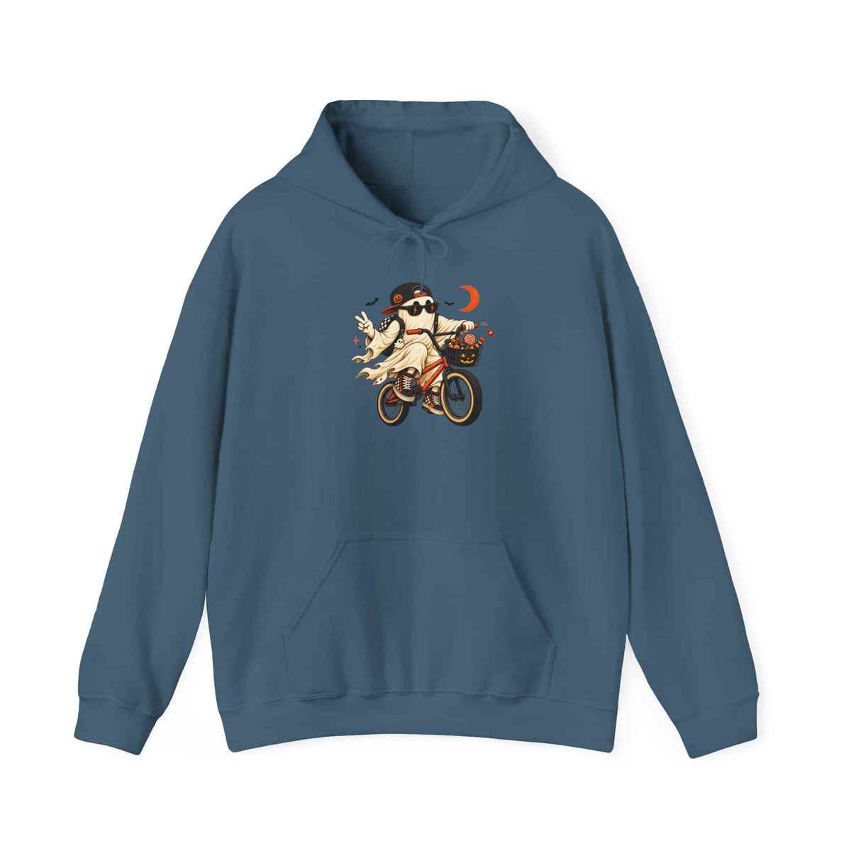 Ghost Rider BMX Hooded Sweatshirt - 5XL, Indigo Blue image