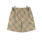 BUR Archive Check Knight Motif Shorts in Yellow - 378 - bbr0000378 image 0