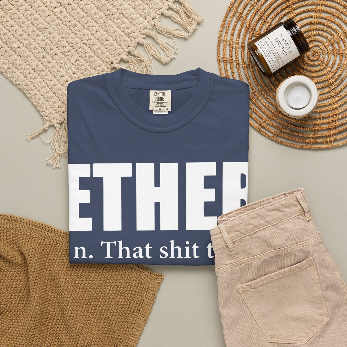 Ether Unisex Garment-Dyed T-shirt image 31