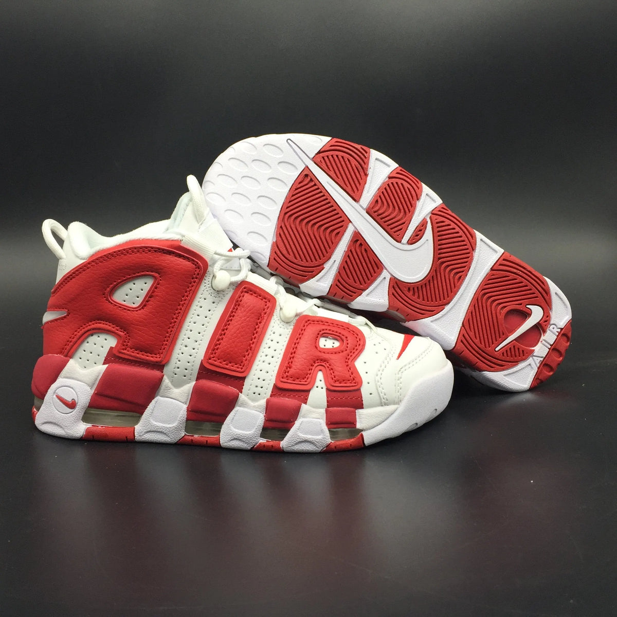Air More Uptempo Varsity Red Shoes Sneakers - nk0000096 image 8