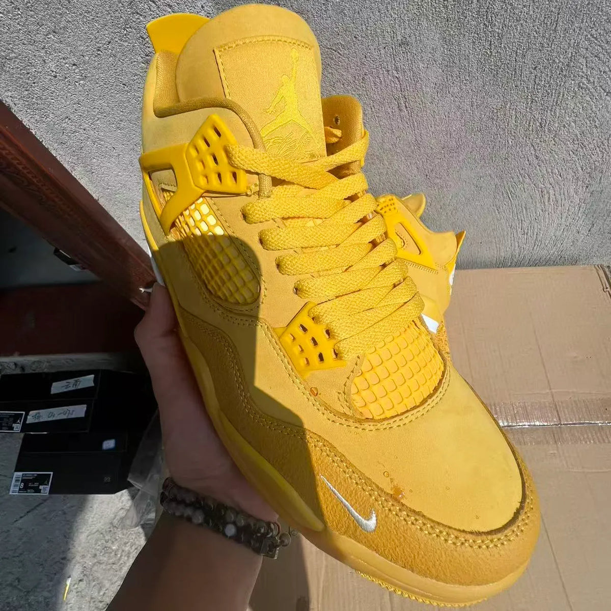 Nigel Sylvester x AJ 4 ‘Yellow Bricks’ Shoes Sneakers - nk0005424 image 10