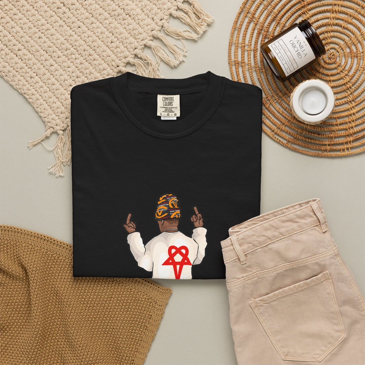 Rebel Attitude Unisex Garment-Dyed T-shirt image 3