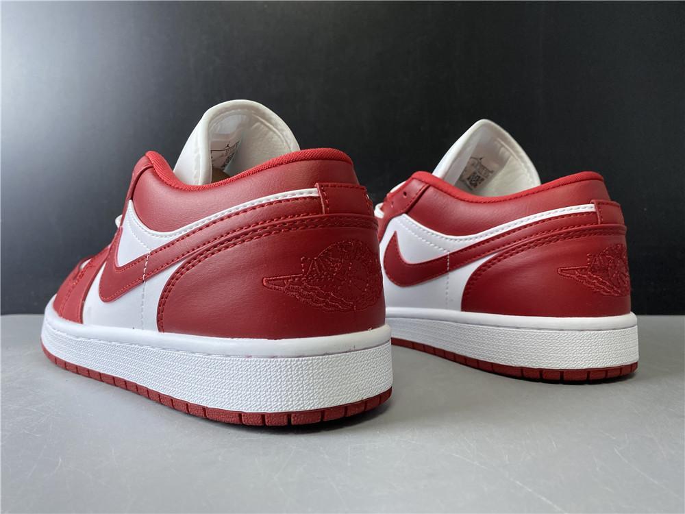 AJ 1 Low Gym Red White Shoes Sneakers - nk0000748 image 15