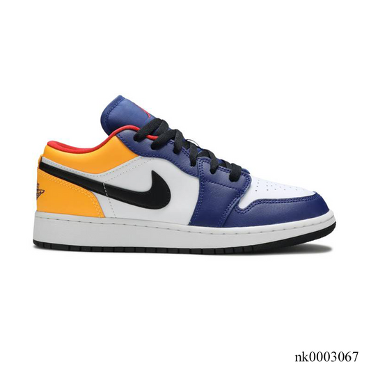 AJ 1 Low GS 'Royal Yellow' (Premium) Shoes Sneakers - nk0003067 image 0