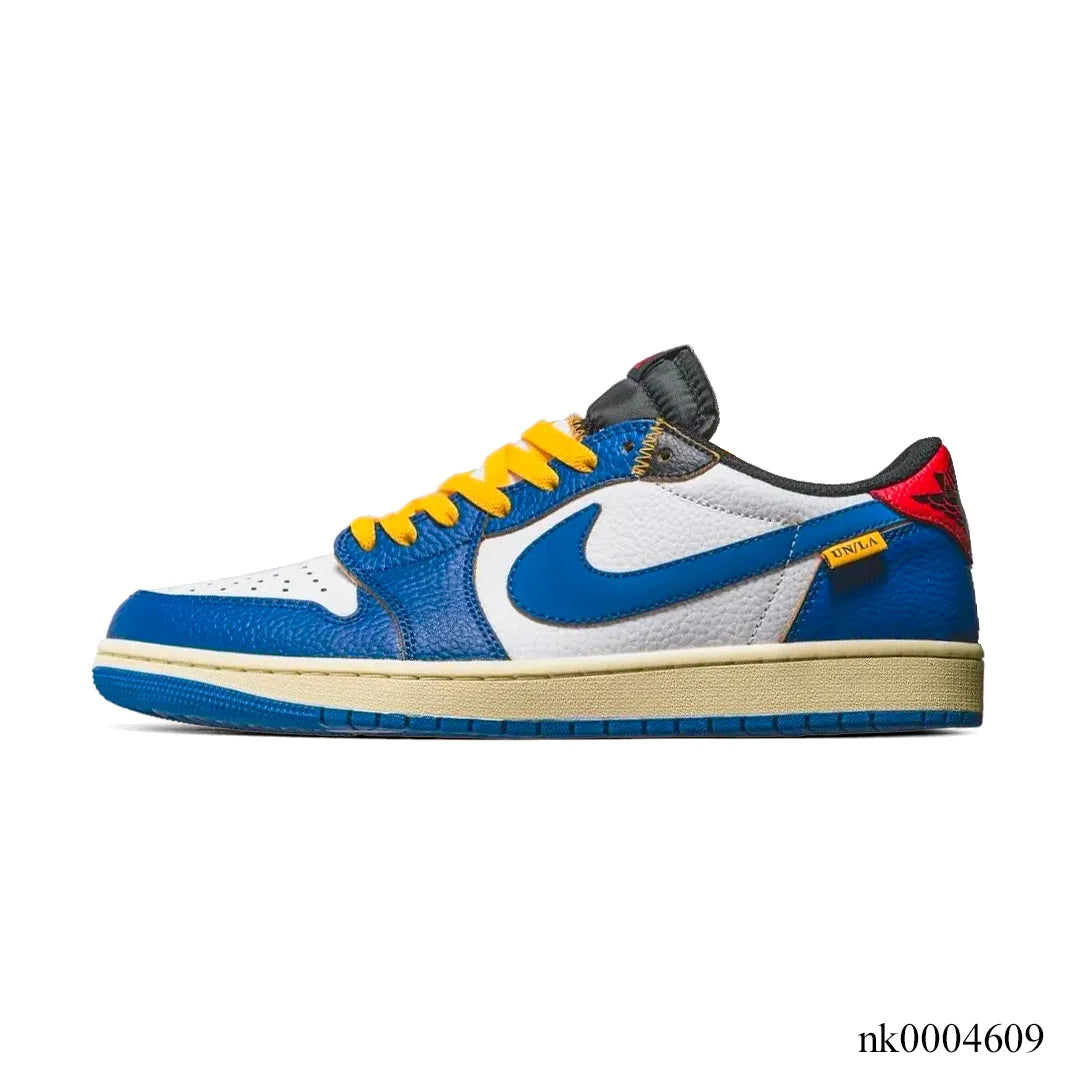 Union LA x AJ 1 Low OG Storm Blue Shoes Sneakers – nk0004609 image 1