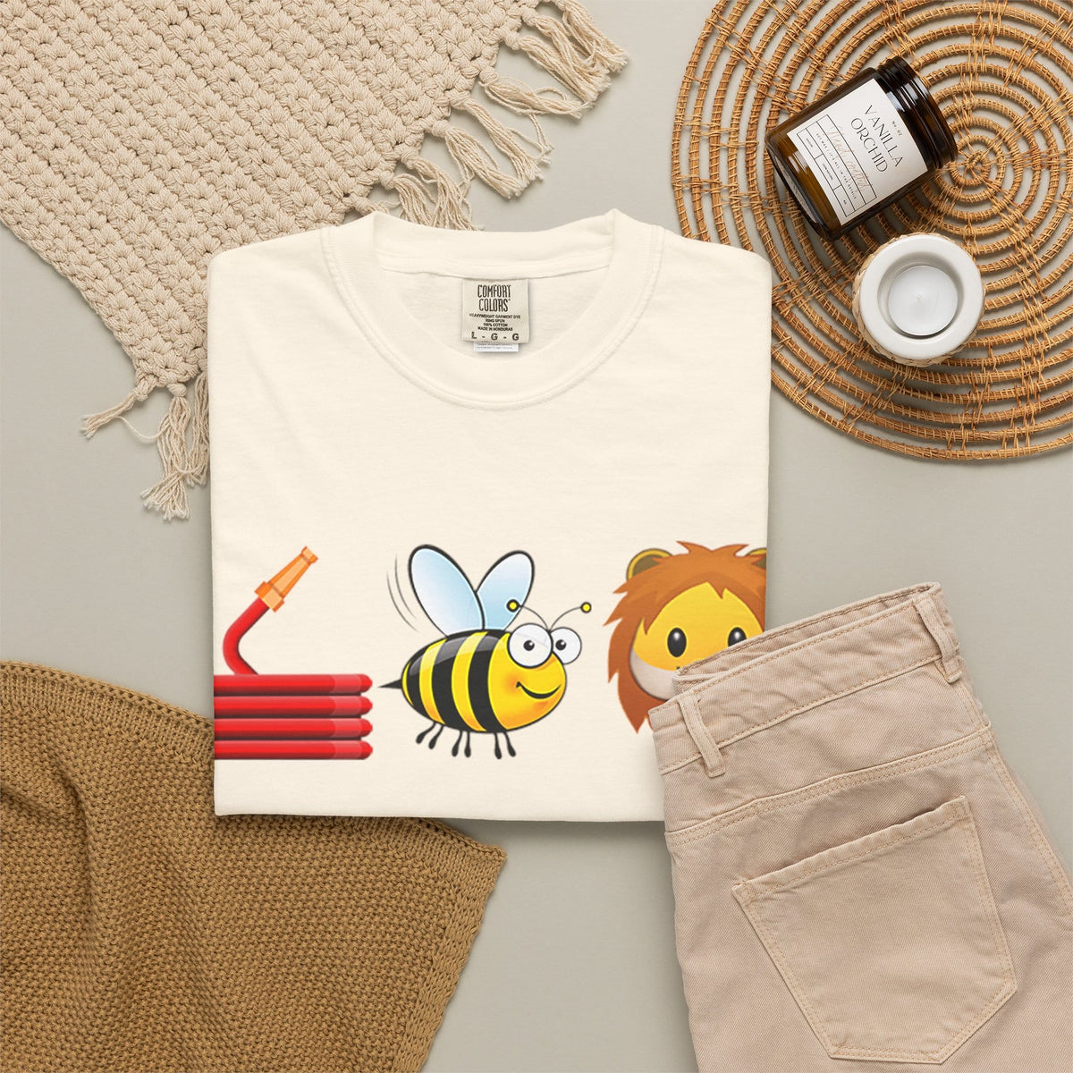 Bee Unisex Garment-Dyed T-shirt image 19