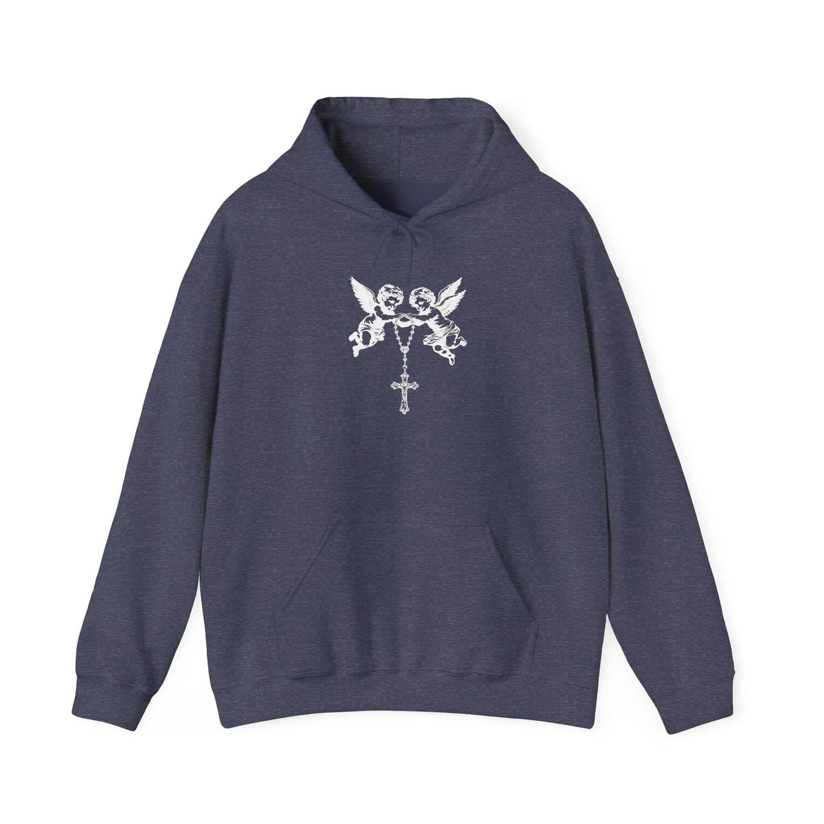 Heavenly Guardians Hooded Sweatshirt - M, Heather Sport Dark Navy image