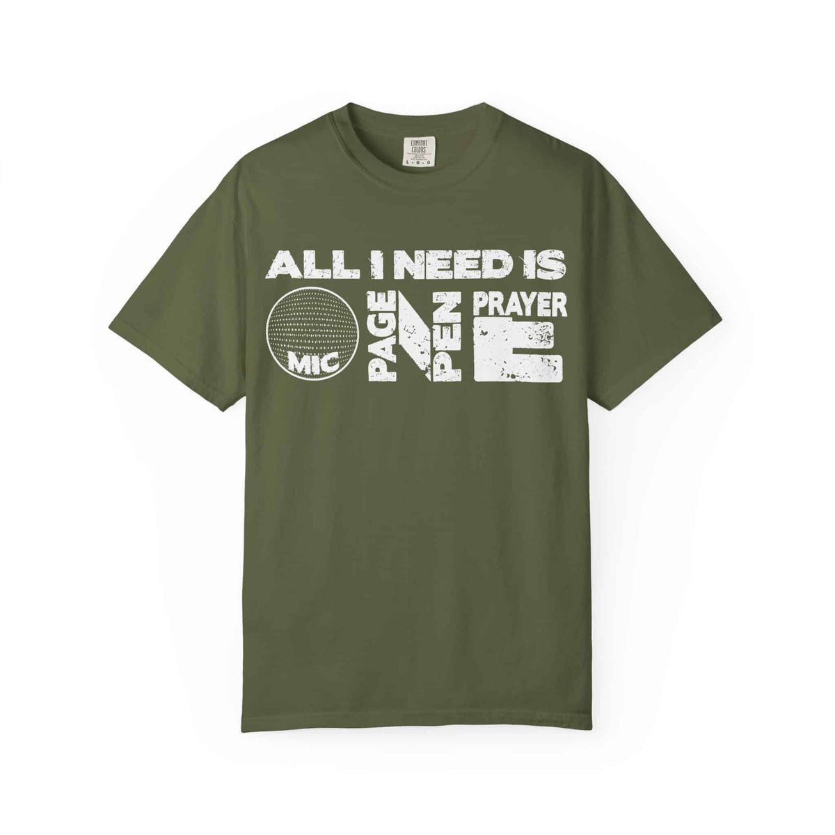 ALL_I_NEED_IS Unisex Garment-Dyed T-shirt image
