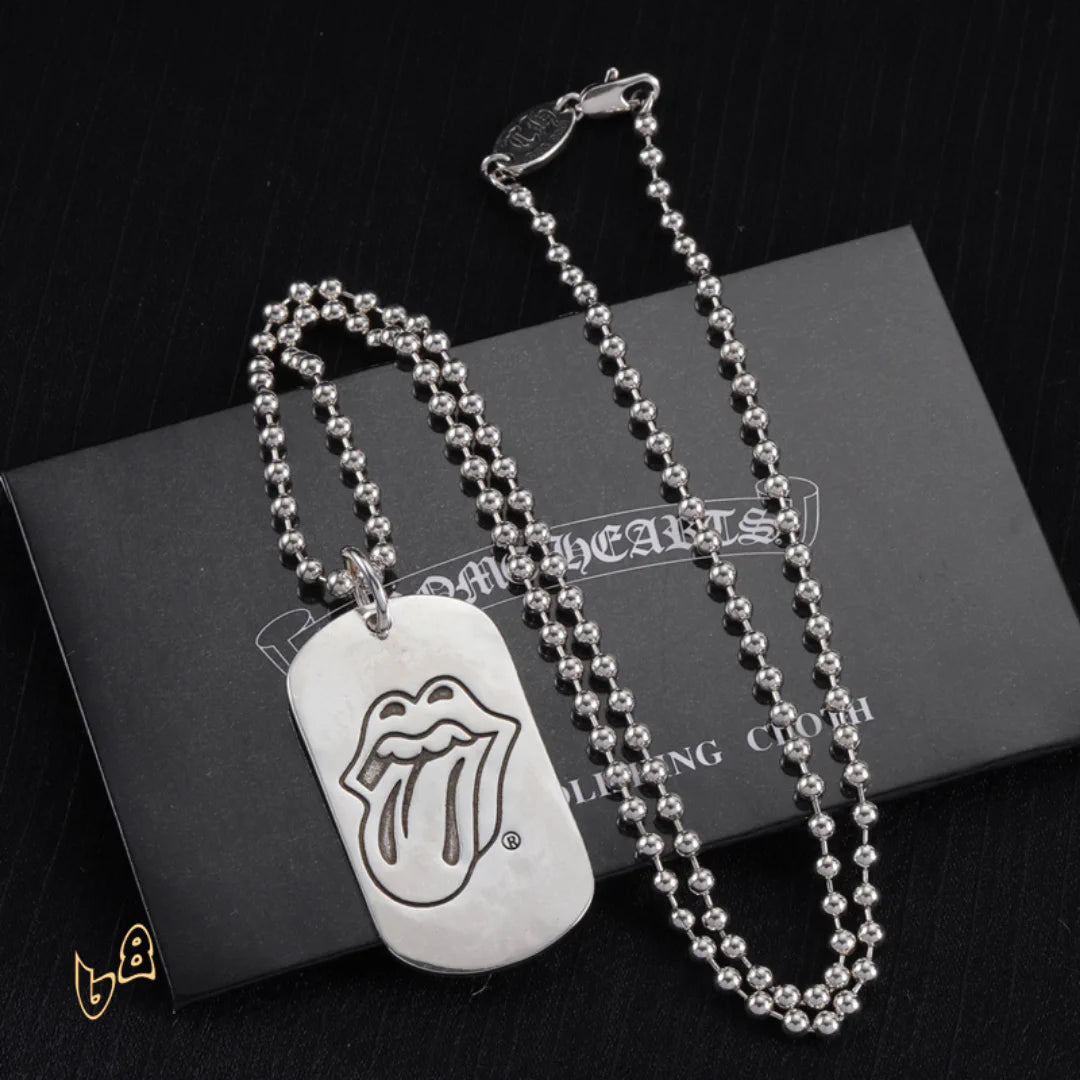 CH Tongue Square Pendant Necklace - CH0028 image 0