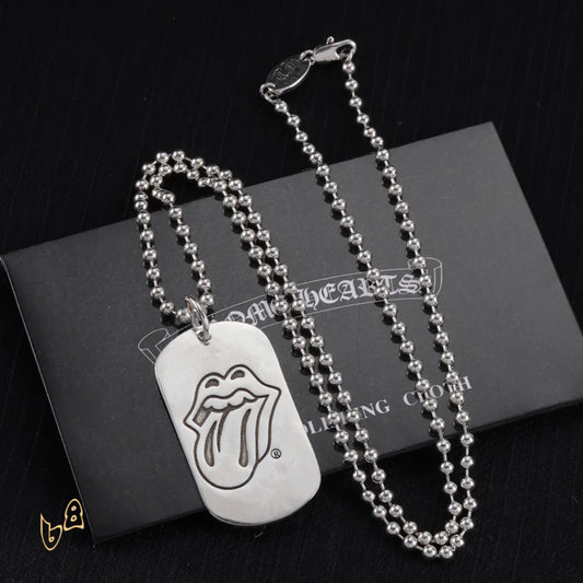 CH Tongue Square Pendant Necklace - CH0028 image 0