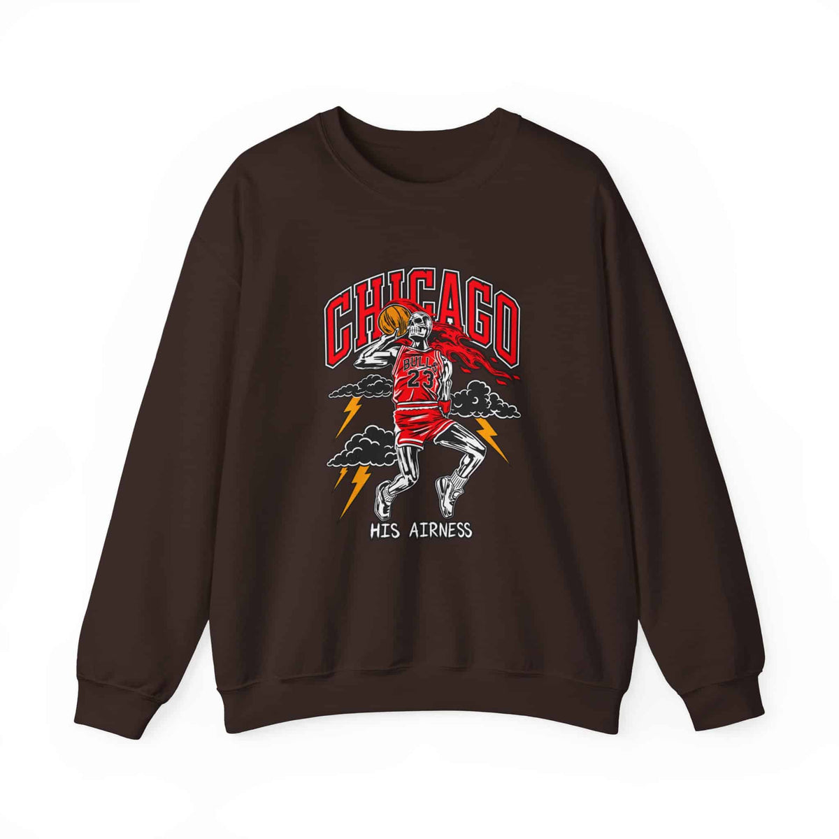 Graphic Print Crewneck Sweatshirt - POD0038 image