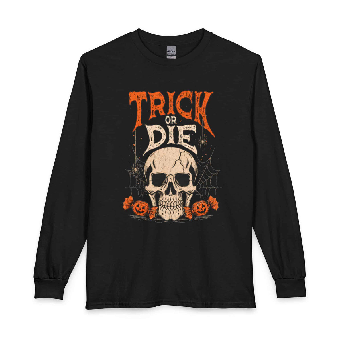 TRICK OR DIE Long Sleeve T-Shirt image