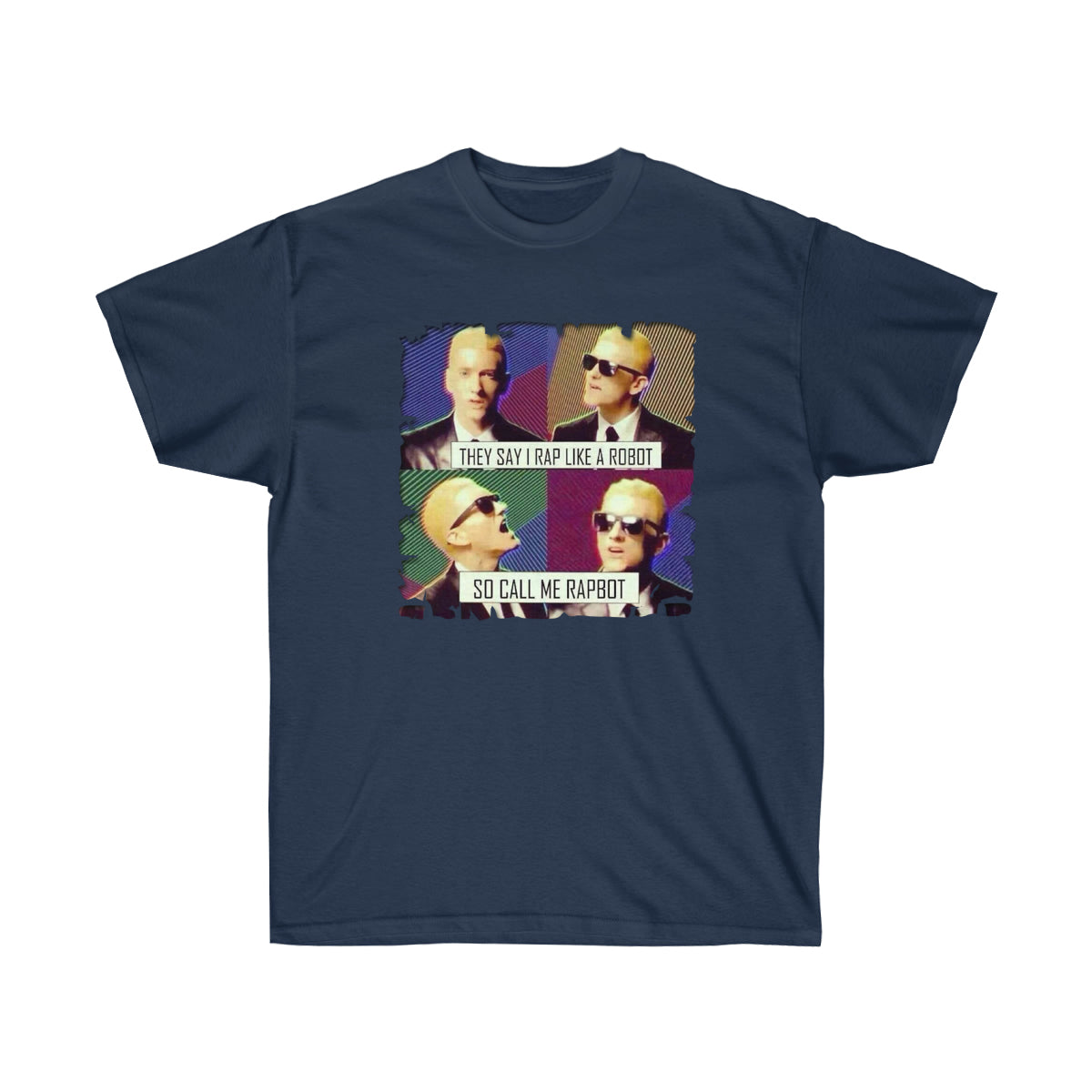 Call Me Rapbot Men T-Shirt - Navy, S image