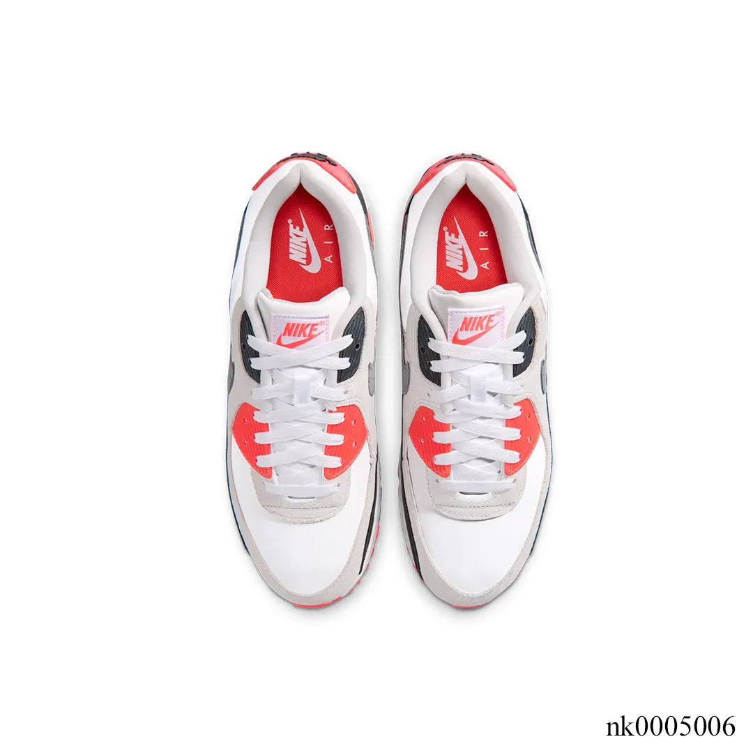 AM 90 White/Infrared 23 Shoes Sneakers – nk0005006 image 3