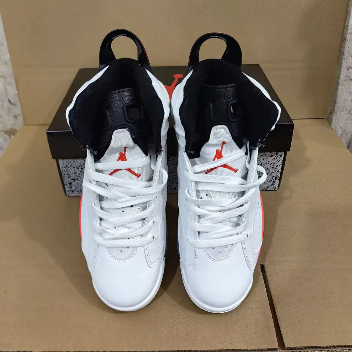 AJ 6 White Infrared Shoes Sneakers - nk0004813 image 10