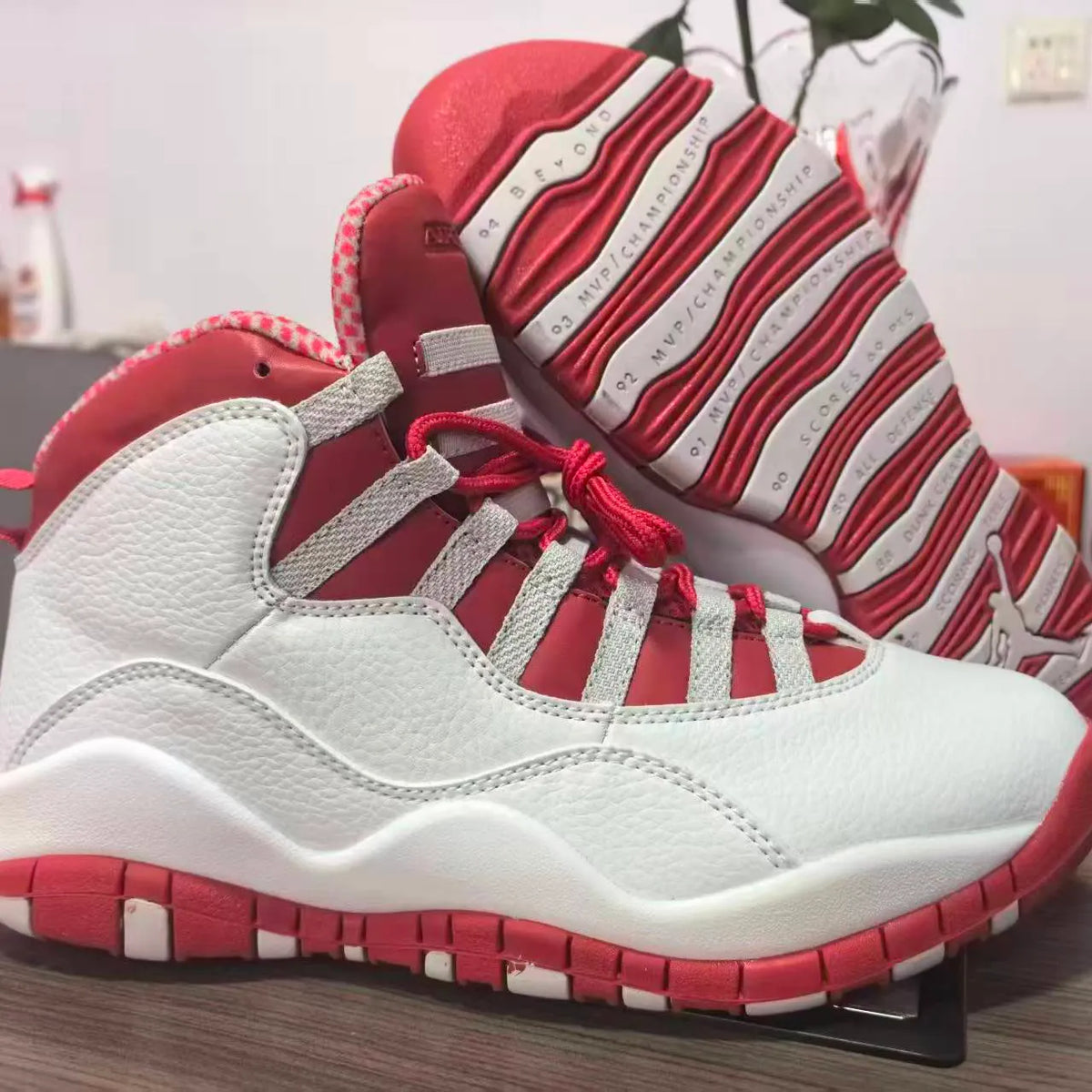 AJ 10 Retro ‘Red Steel’ Shoes Sneakers - nk0005240 image 6