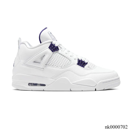 AJ 4 Retro Metallic Purple Shoes Sneakers (Big Size Available) - nk0000702 image 0