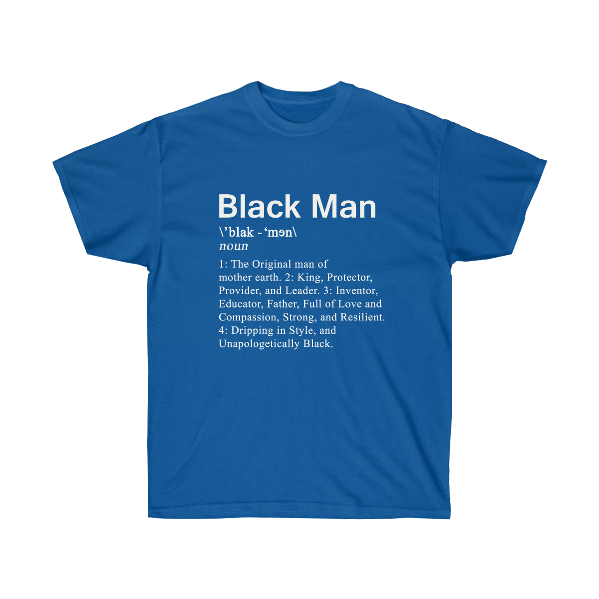 Black Men Definition Men T-Shirt image 6
